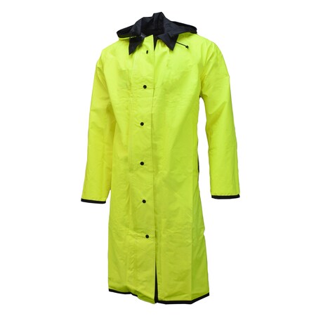 Neese Uniforms 475 Duty Series Rev Coat-HV Lim/Blk-S UN476-33-1-LBK-S